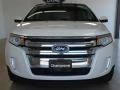 2012 White Platinum Metallic Tri-Coat Ford Edge Limited  photo #2