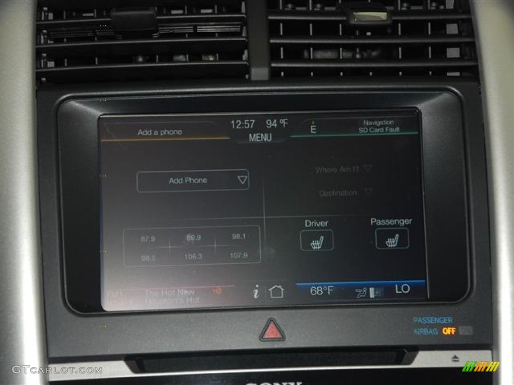 2012 Edge Limited - White Platinum Metallic Tri-Coat / Charcoal Black photo #13