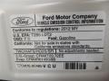 2012 Ford Edge SE Info Tag
