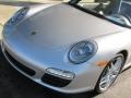 2010 Arctic Silver Metallic Porsche 911 Carrera Cabriolet  photo #7