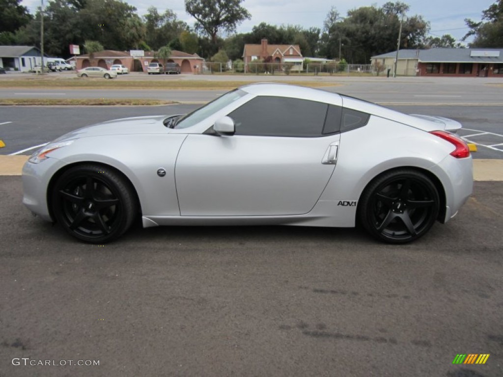 Brilliant Silver 2011 Nissan 370Z Sport Coupe Exterior Photo #57358292