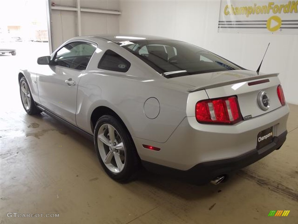 2012 Mustang GT Coupe - Ingot Silver Metallic / Charcoal Black photo #6