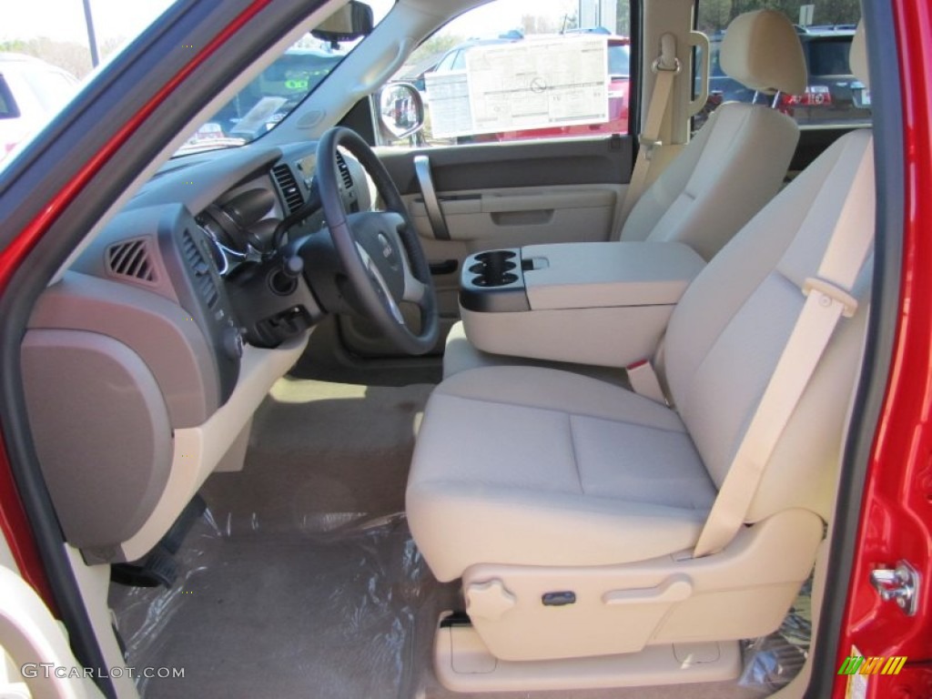 2012 Sierra 1500 SLE Crew Cab 4x4 - Fire Red / Cocoa/Light Cashmere photo #11