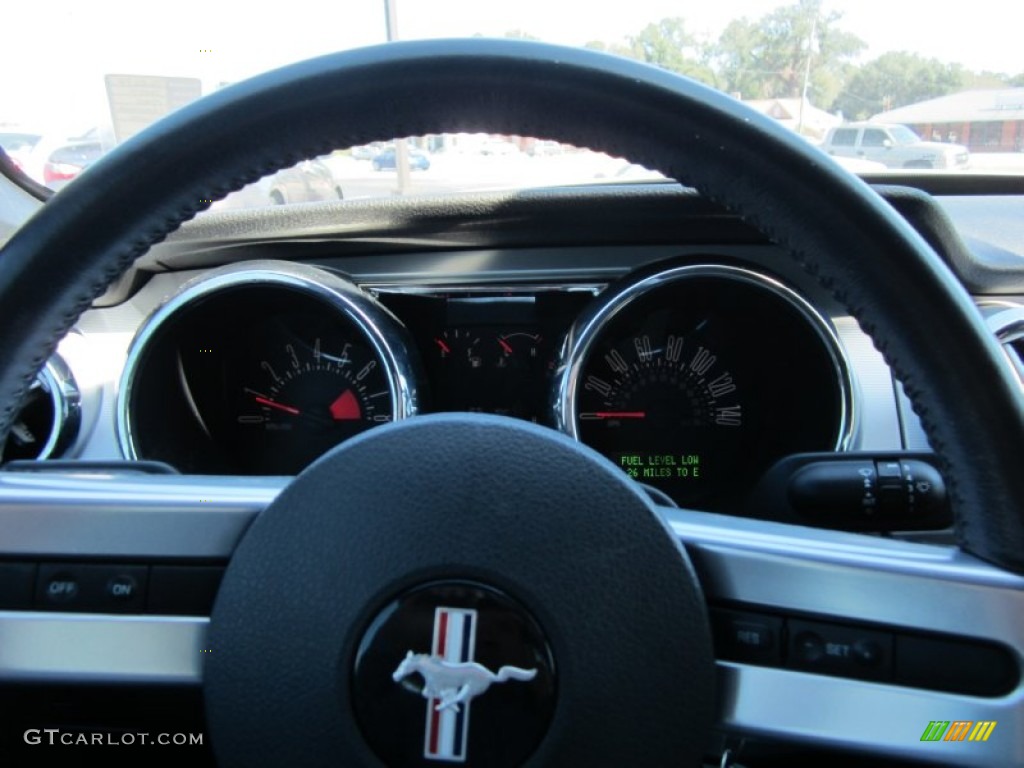 2007 Mustang GT Premium Coupe - Satin Silver Metallic / Dark Charcoal photo #10