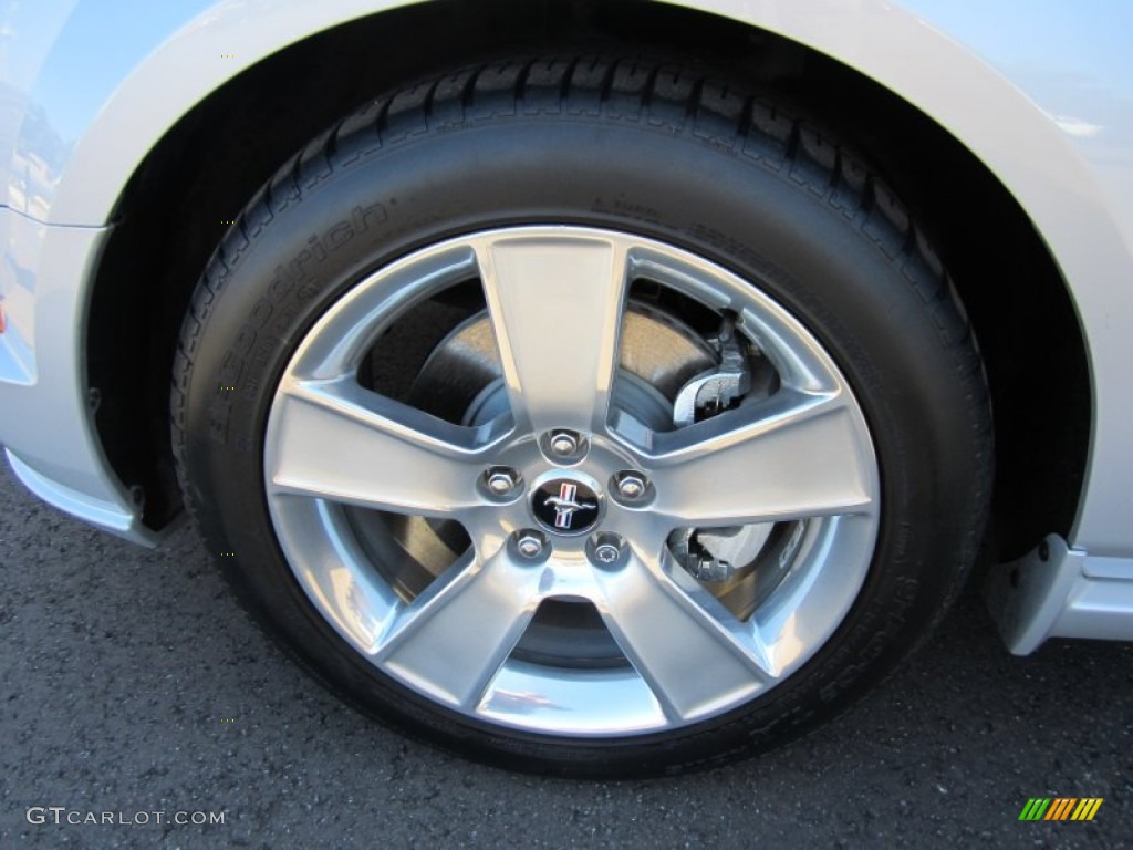 2007 Mustang GT Premium Coupe - Satin Silver Metallic / Dark Charcoal photo #15