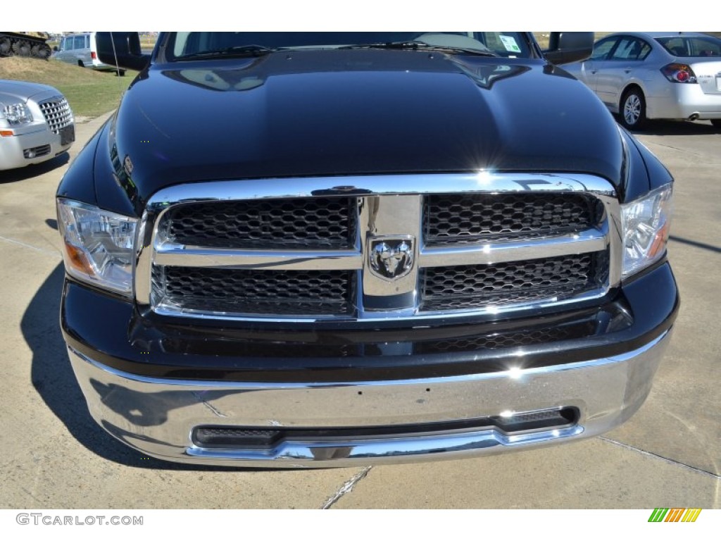 2010 Ram 1500 SLT Crew Cab - Mineral Gray Metallic / Light Pebble Beige/Bark Brown photo #10