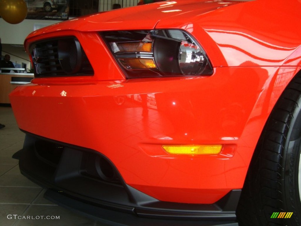 2012 Mustang Boss 302 - Competition Orange / Charcoal Black Recaro Sport Seats photo #14