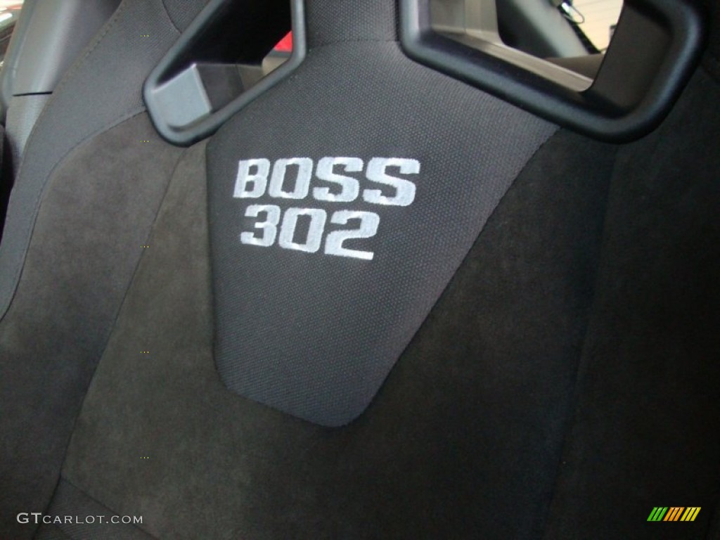 Embroidered Boss 302 on seat 2012 Ford Mustang Boss 302 Parts