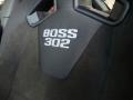Embroidered Boss 302 on seat