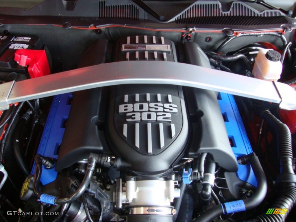 2012 Ford Mustang Boss 302 5.0 Liter Hi-Po DOHC 32-Valve Ti-VCT V8 Engine Photo #57362239