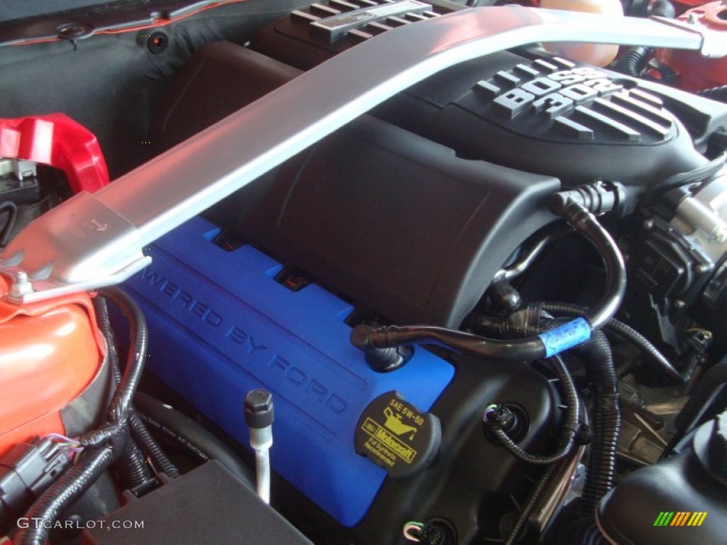 2012 Ford Mustang Boss 302 5.0 Liter Hi-Po DOHC 32-Valve Ti-VCT V8 Engine Photo #57362247
