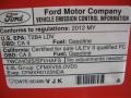 2012 Ford Mustang Boss 302 Info Tag