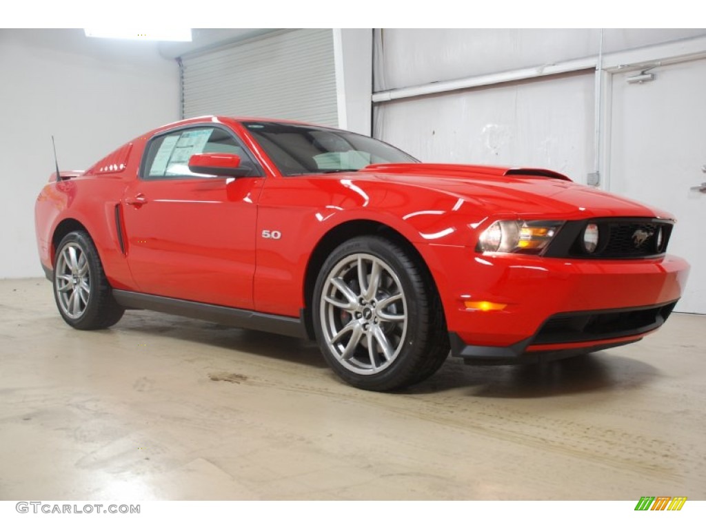 2012 Mustang GT Premium Coupe - Race Red / Charcoal Black photo #1