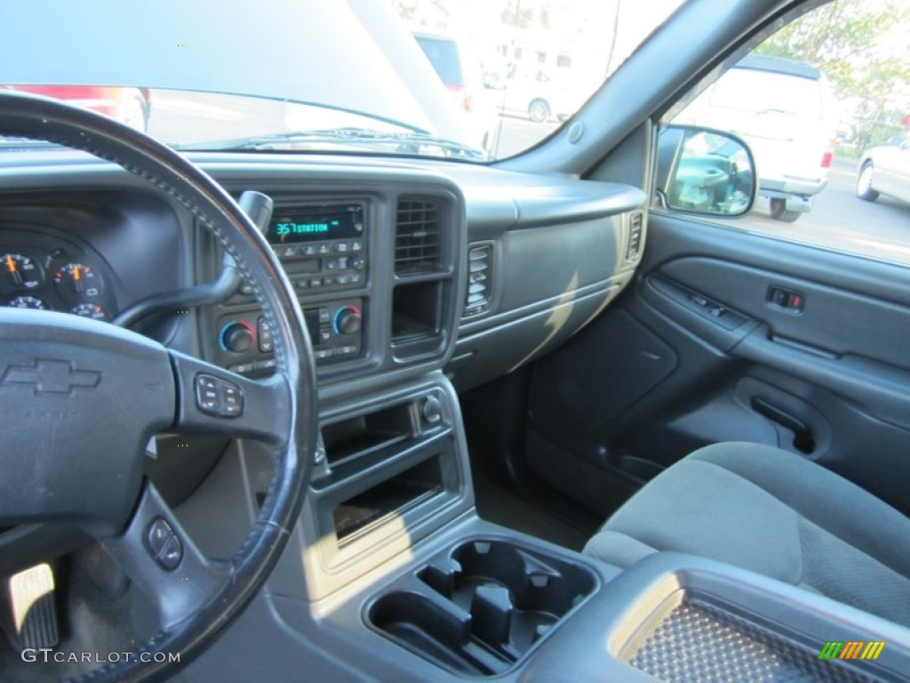 2005 Silverado 1500 Z71 Crew Cab 4x4 - Dark Blue Metallic / Dark Charcoal photo #8