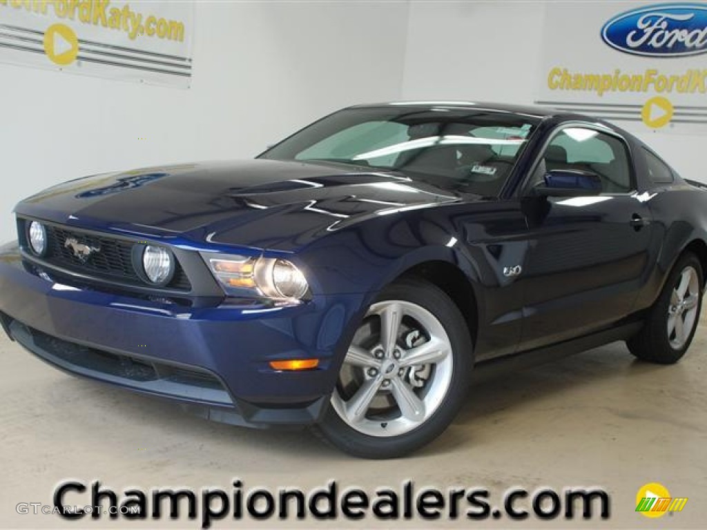 2012 Mustang GT Coupe - Kona Blue Metallic / Charcoal Black photo #1