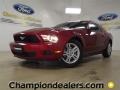 2012 Red Candy Metallic Ford Mustang V6 Coupe  photo #1