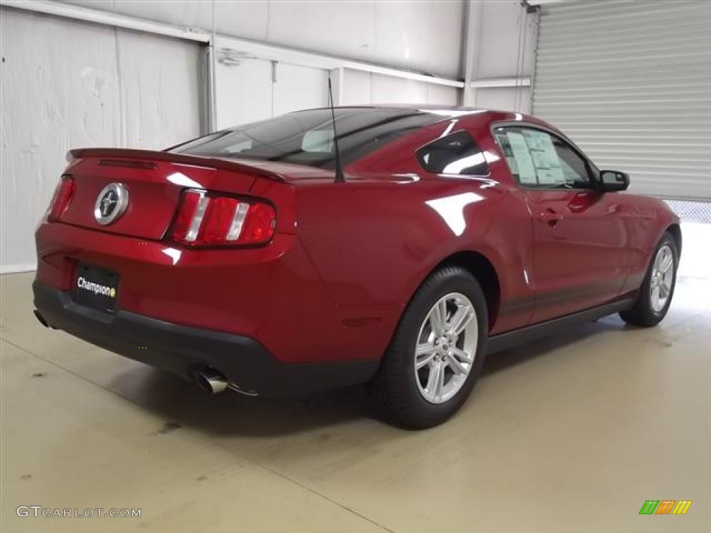 2012 Mustang V6 Coupe - Red Candy Metallic / Charcoal Black photo #4
