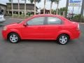 2010 Victory Red Chevrolet Aveo LT Sedan  photo #4