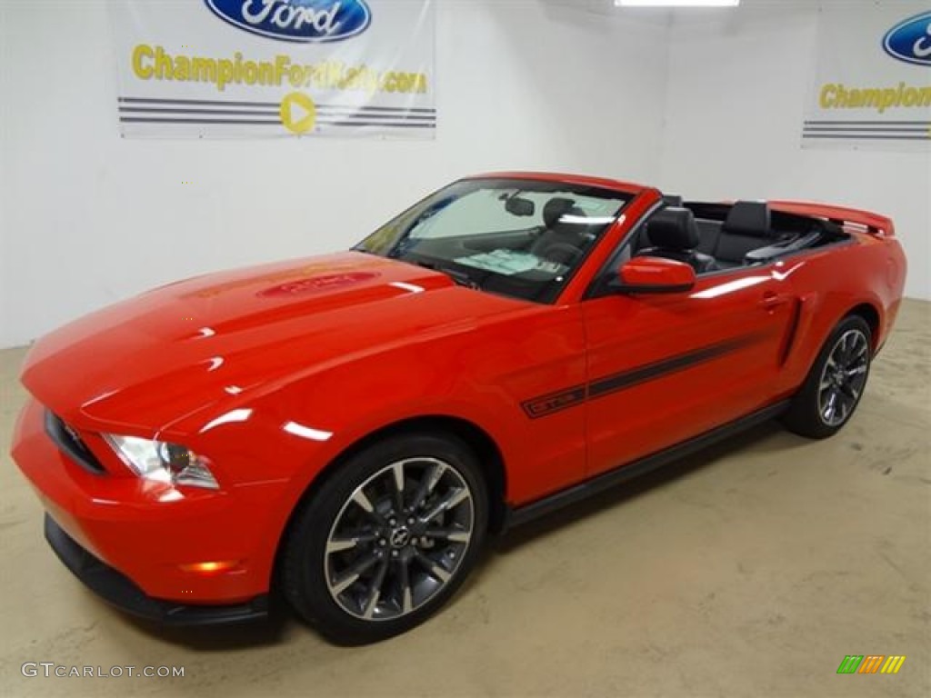 2012 Mustang C/S California Special Convertible - Race Red / Charcoal Black/Carbon Black photo #2