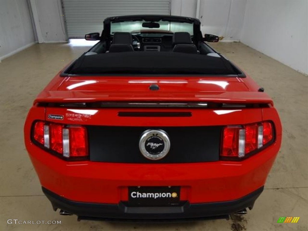 2012 Mustang C/S California Special Convertible - Race Red / Charcoal Black/Carbon Black photo #5