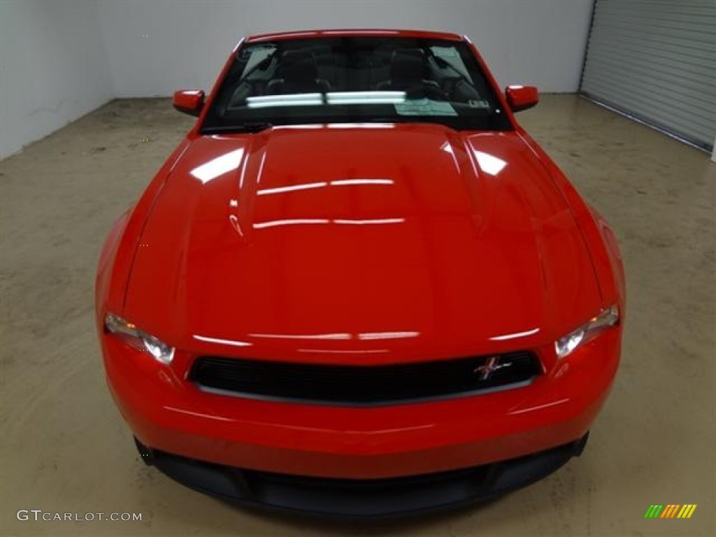 2012 Mustang C/S California Special Convertible - Race Red / Charcoal Black/Carbon Black photo #8