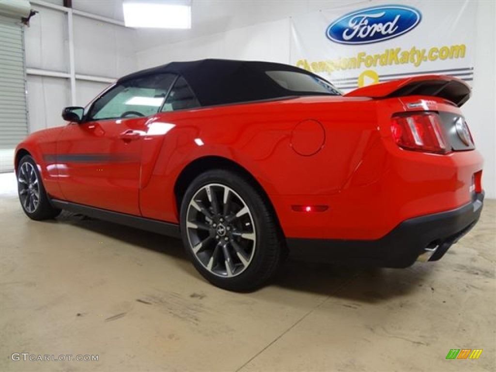 2012 Mustang C/S California Special Convertible - Race Red / Charcoal Black/Carbon Black photo #14