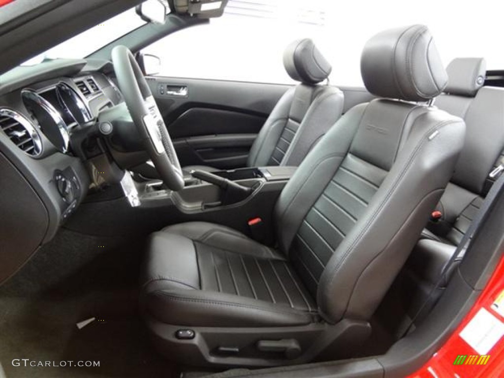 Charcoal Black/Carbon Black Interior 2012 Ford Mustang C/S California Special Convertible Photo #57363689