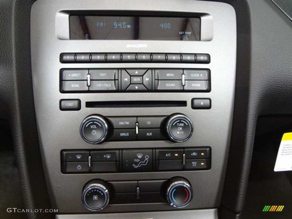 2012 Ford Mustang C/S California Special Convertible Controls Photo #57363724