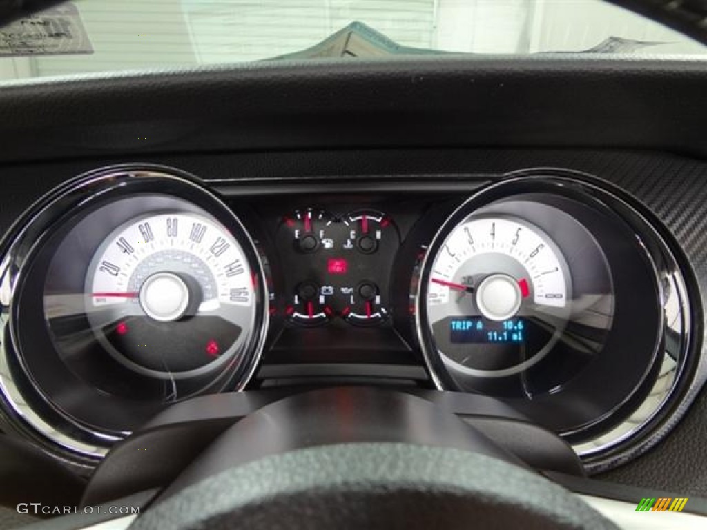 2012 Ford Mustang C/S California Special Convertible Gauges Photo #57363761