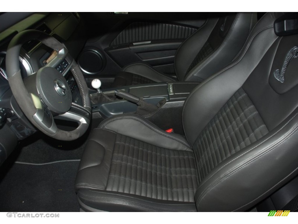 Charcoal Black/Black Recaro Sport Seats Interior 2012 Ford Mustang Shelby GT500 SVT Performance Package Coupe Photo #57363971