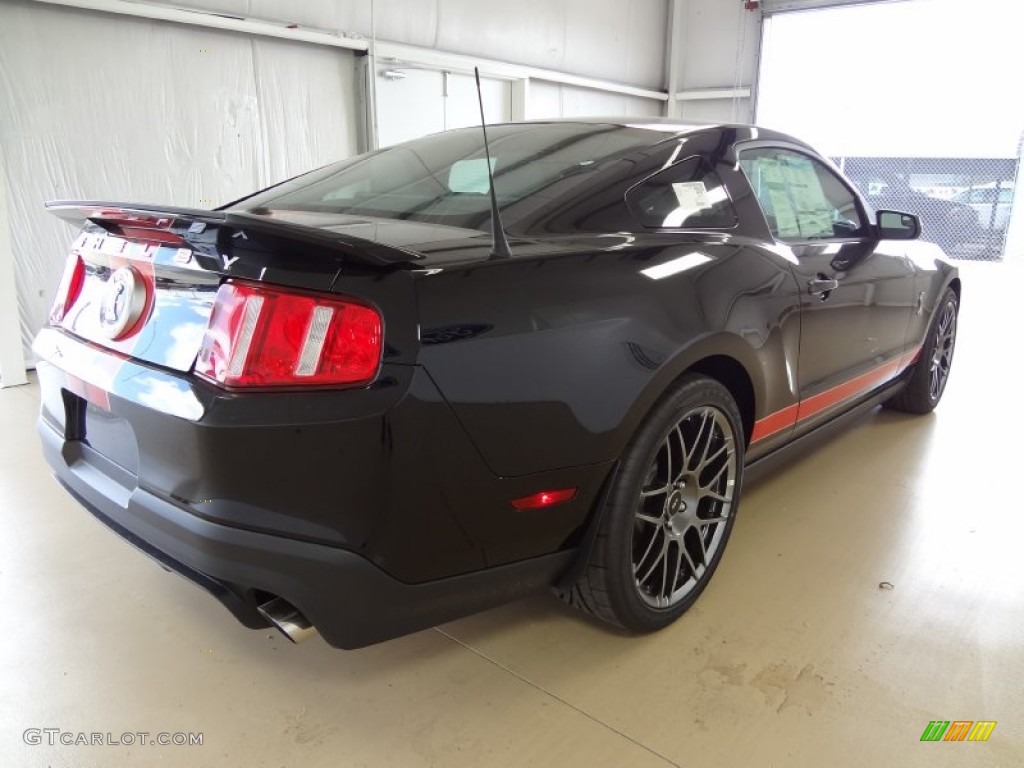 Black 2012 Ford Mustang Shelby GT500 SVT Performance Package Coupe Exterior Photo #57364130