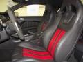 Charcoal Black/Red Recaro Sport Seats 2012 Ford Mustang Shelby GT500 SVT Performance Package Coupe Interior Color