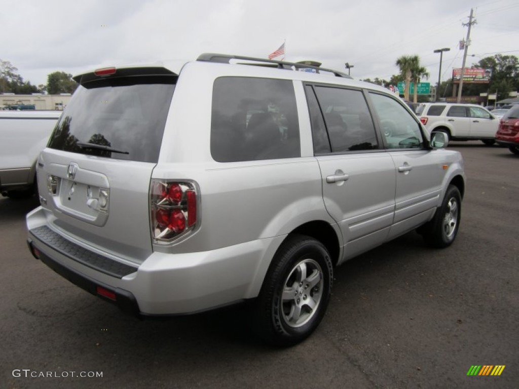 2007 Pilot EX-L - Billet Silver Metallic / Gray photo #5