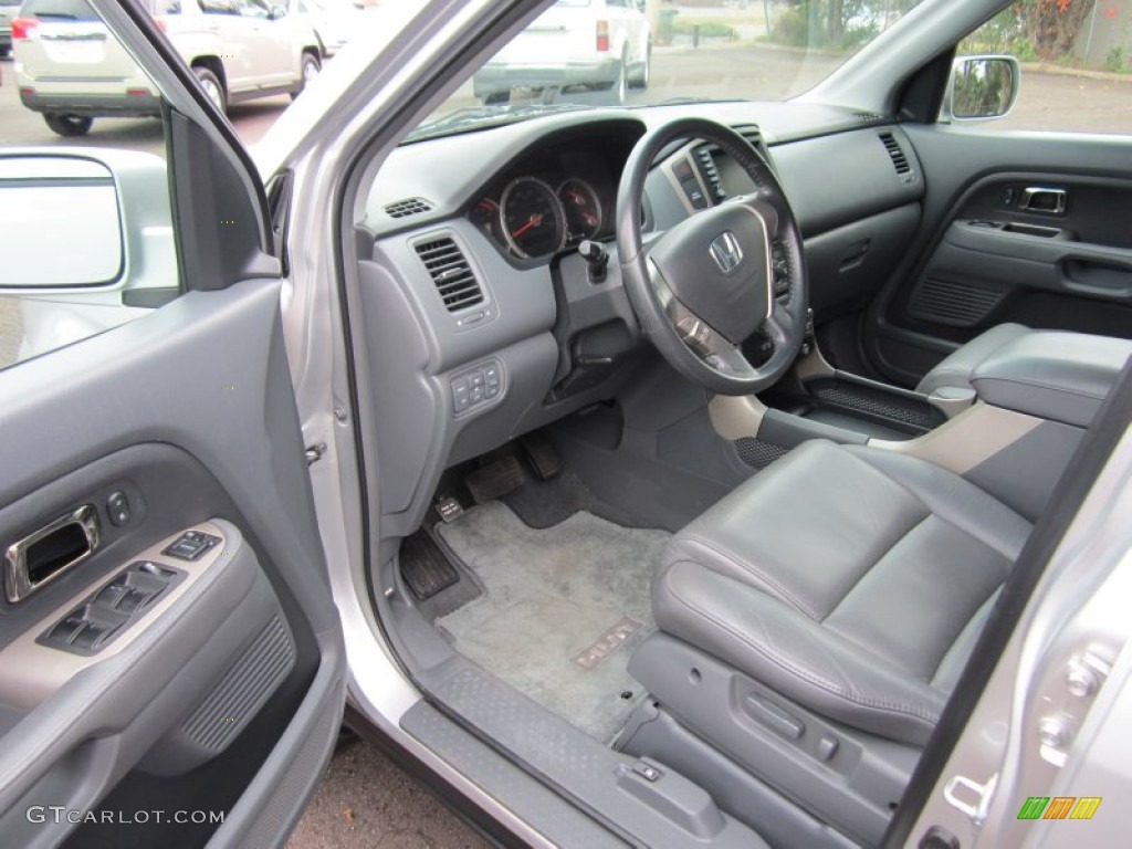 Gray Interior 2007 Honda Pilot EX-L Photo #57364352