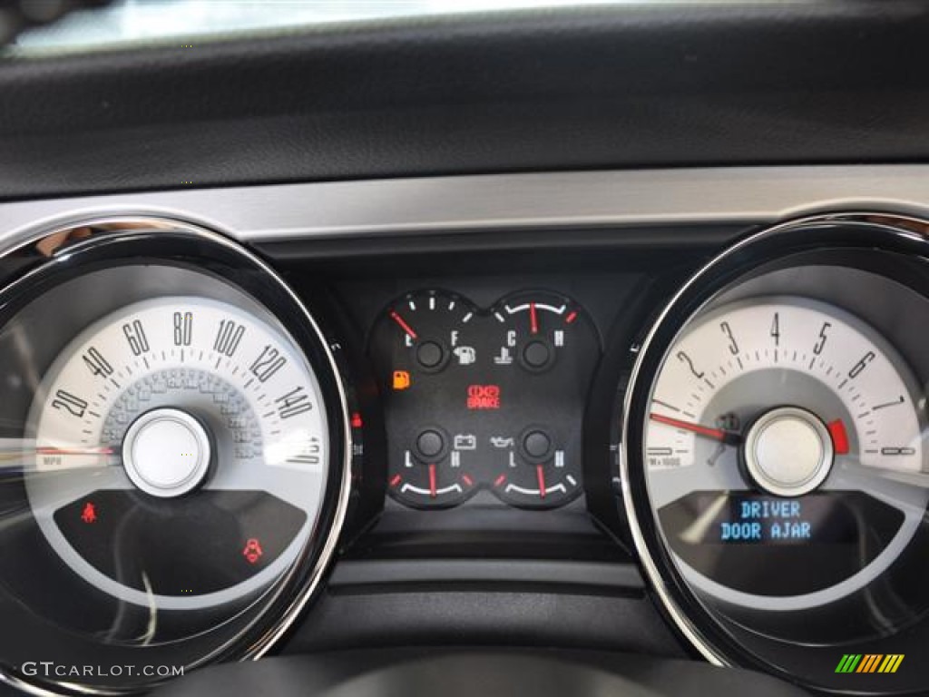 2012 Ford Mustang V6 Premium Convertible Gauges Photo #57364570