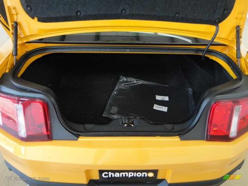 2012 Mustang V6 Coupe - Yellow Blaze Metallic Tri-Coat / Charcoal Black photo #11