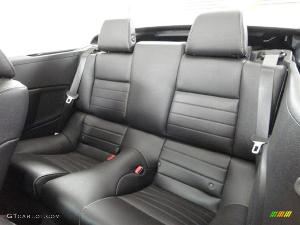Charcoal Black Interior 2012 Ford Mustang GT Premium Convertible Photo #57365117