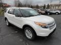 2012 White Platinum Tri-Coat Ford Explorer XLT 4WD  photo #1