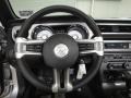 Charcoal Black 2012 Ford Mustang GT Premium Convertible Steering Wheel