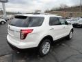 2012 White Platinum Tri-Coat Ford Explorer XLT 4WD  photo #2