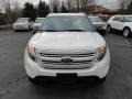 2012 White Platinum Tri-Coat Ford Explorer XLT 4WD  photo #6