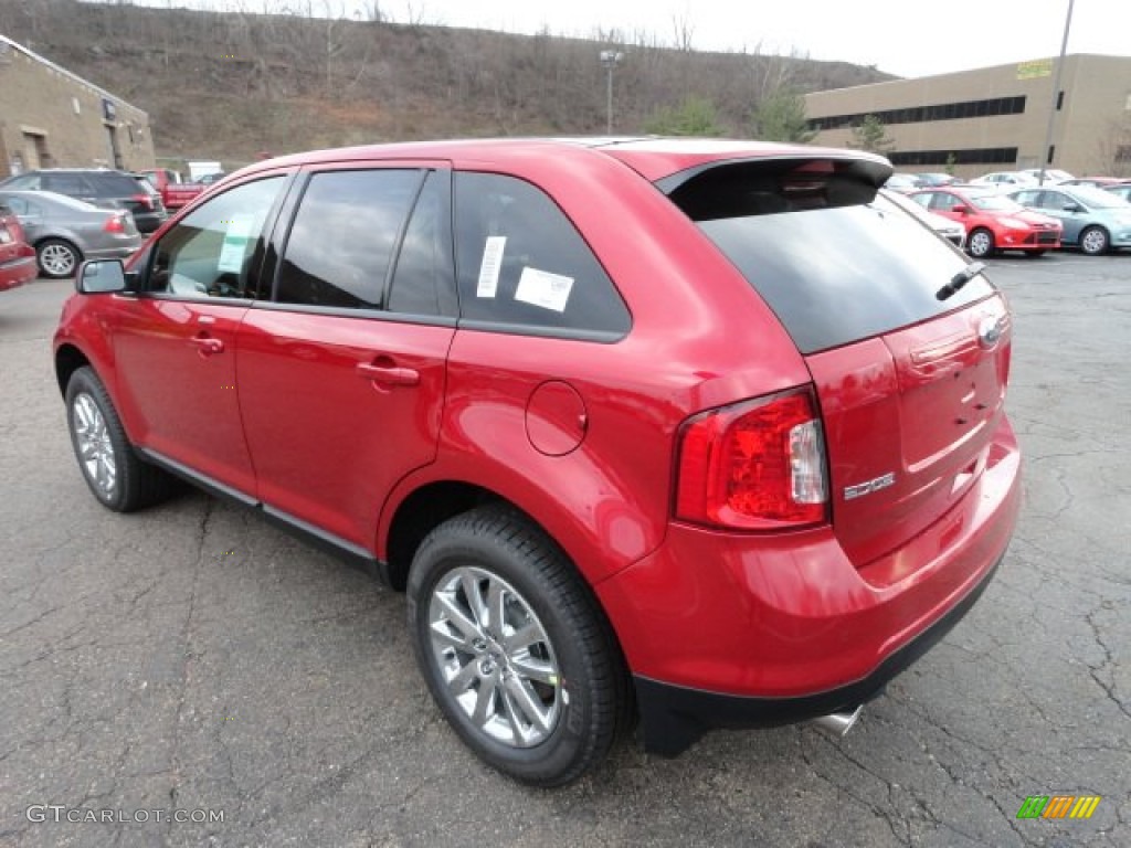 2012 Edge SEL AWD - Red Candy Metallic / Charcoal Black photo #4