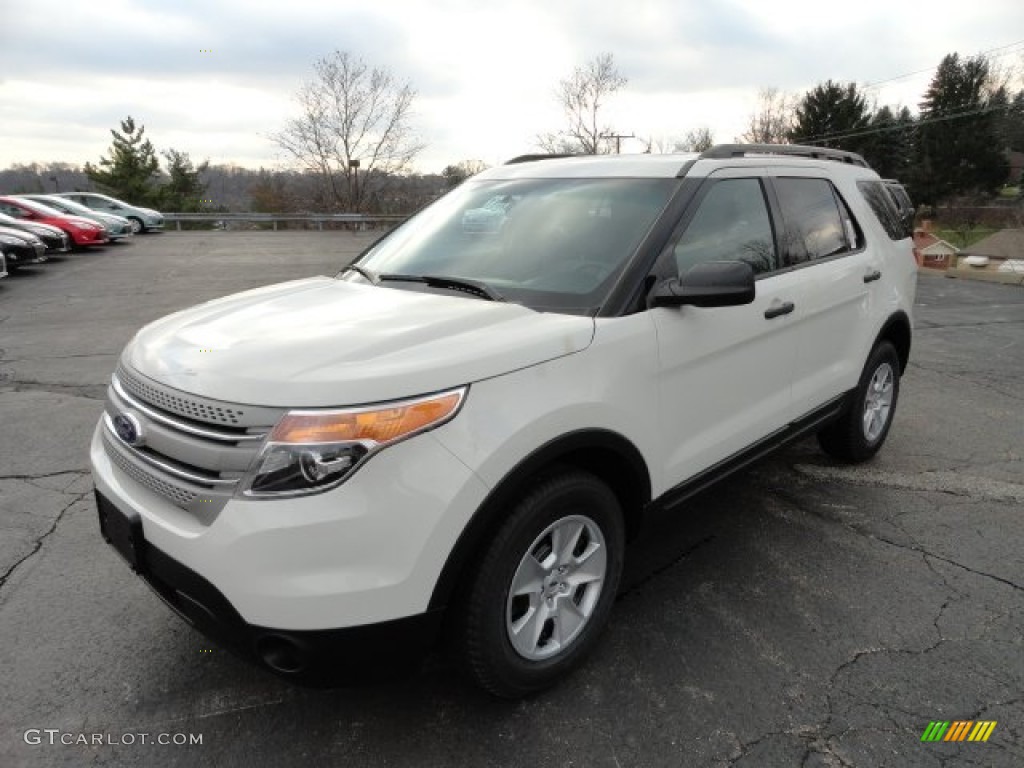 White Suede 2012 Ford Explorer 4WD Exterior Photo #57365486