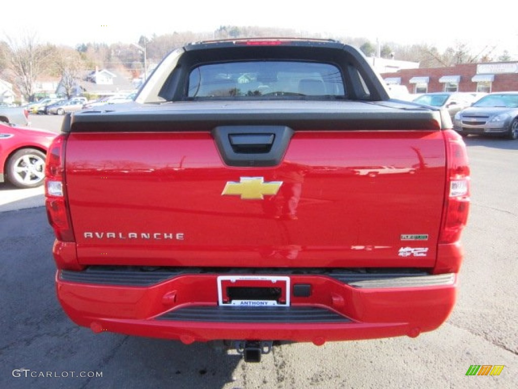 2012 Avalanche LT 4x4 - Victory Red / Dark Titanium/Light Titanium photo #5