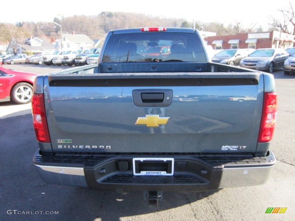 2012 Silverado 1500 LT Extended Cab 4x4 - Blue Granite Metallic / Ebony photo #6