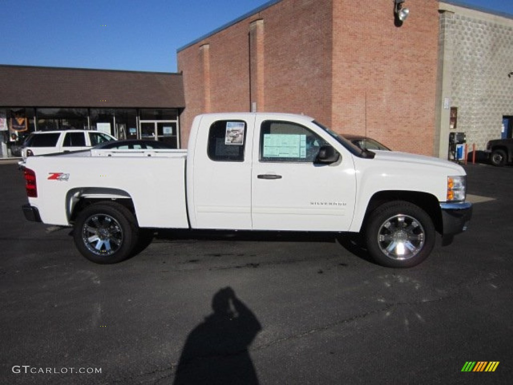 2012 Silverado 1500 LT Extended Cab 4x4 - Summit White / Ebony photo #8