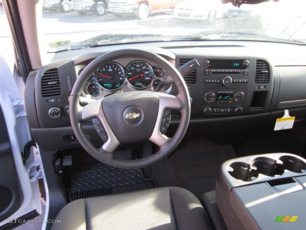 2012 Silverado 1500 LT Extended Cab 4x4 - Summit White / Ebony photo #15