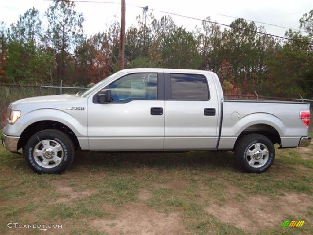 2011 F150 XLT SuperCrew - Ingot Silver Metallic / Steel Gray photo #5