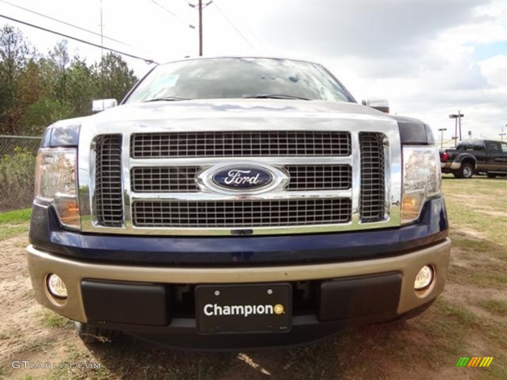 2011 F150 King Ranch SuperCrew - Dark Blue Pearl Metallic / Chaparral Leather photo #2