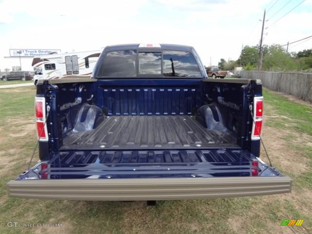 2011 F150 King Ranch SuperCrew - Dark Blue Pearl Metallic / Chaparral Leather photo #11